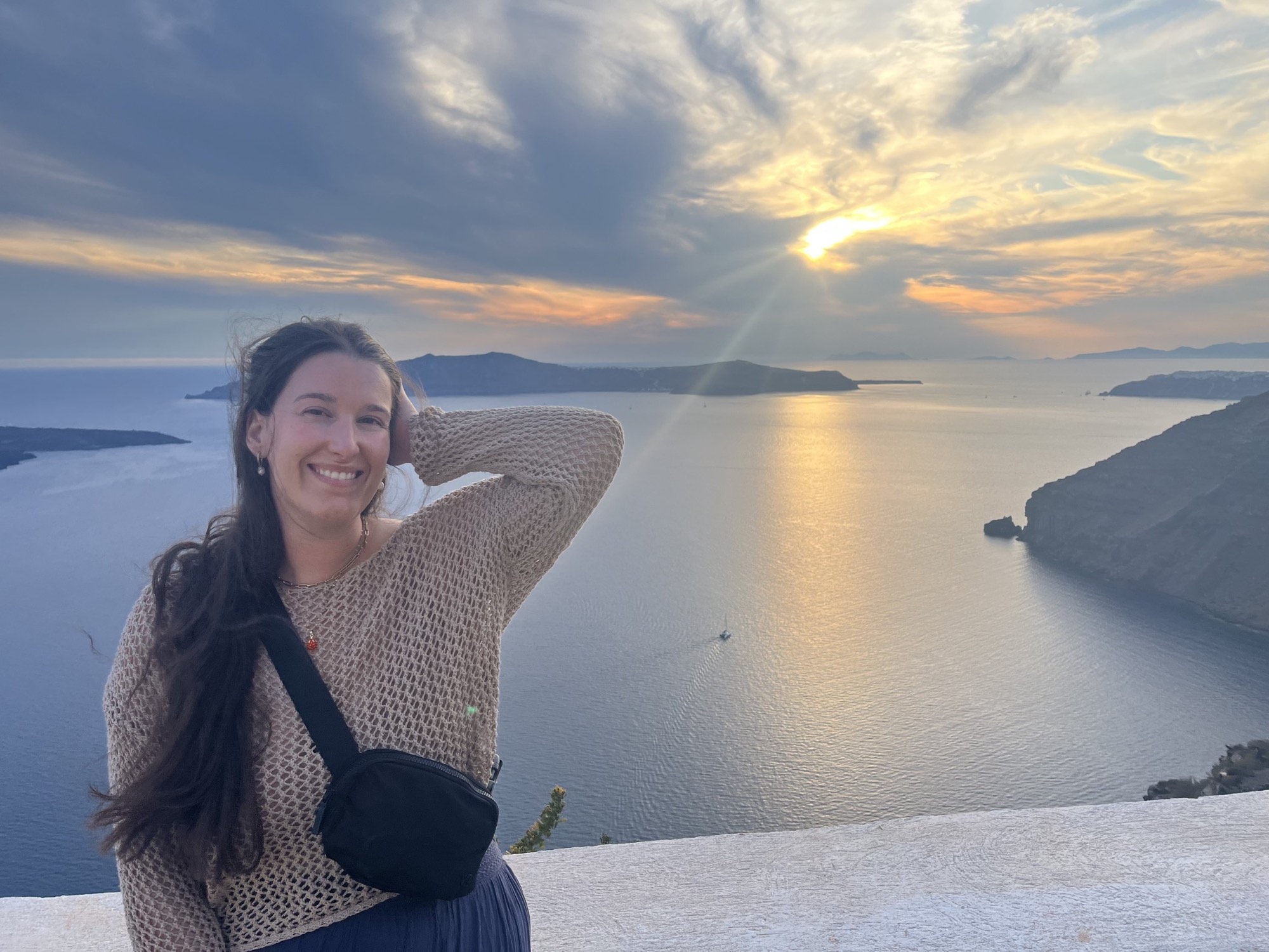 A coastal view in Greece.